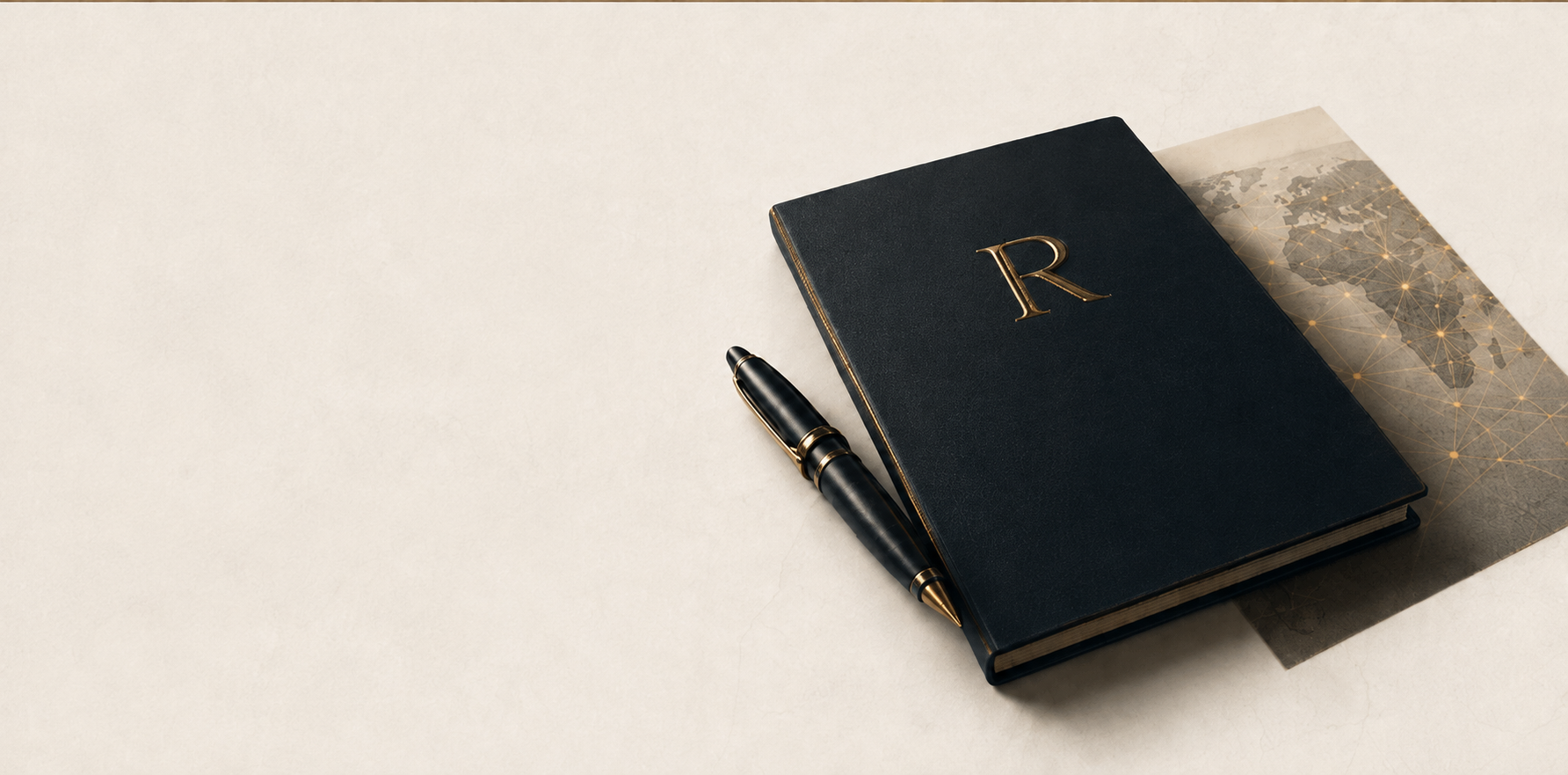Riliom record book and pen